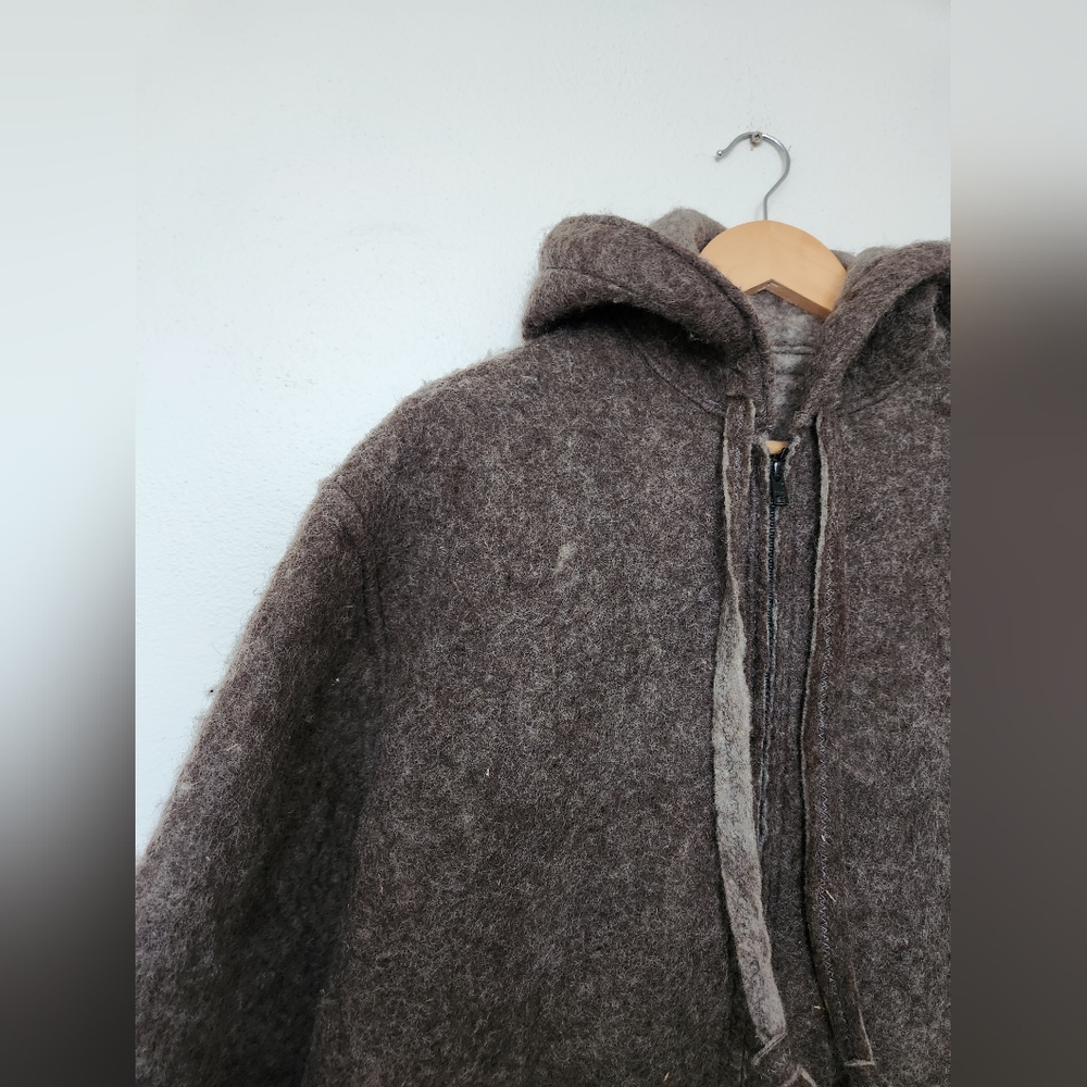 RARE Felted Wool Jacket Women's Large - Picture 4 of 11